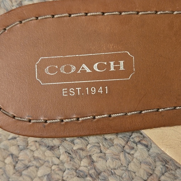 COACH RADIANT Metalic Thong Sandals - Picture 4 of 7